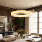 Round Ring Shaped Alabaster Chandelier