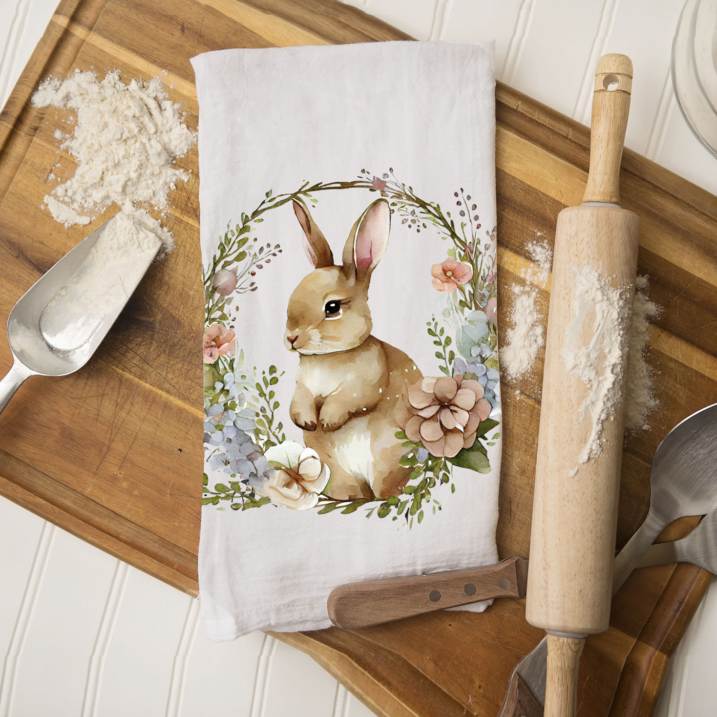 Rustic Bunny Towel