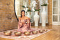 Chakra Healing Tibetan Singing Bowl Set - 7 bowls, 5 mallets, 8850 g