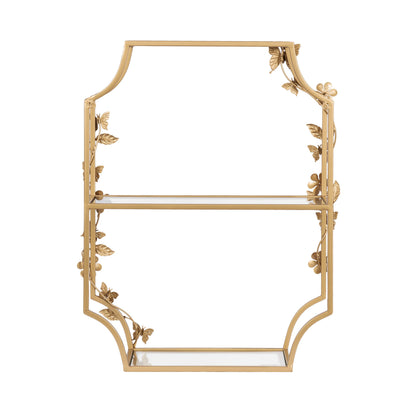 Rosella Floral Tiered Shelf Metal