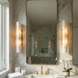 Selene Alabaster Column Sconce