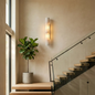Selene Alabaster Column Sconce