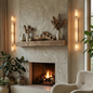 Selene Alabaster Column Sconce