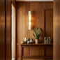 Selene Alabaster Column Sconce