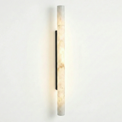 Selene Alabaster Column Sconce