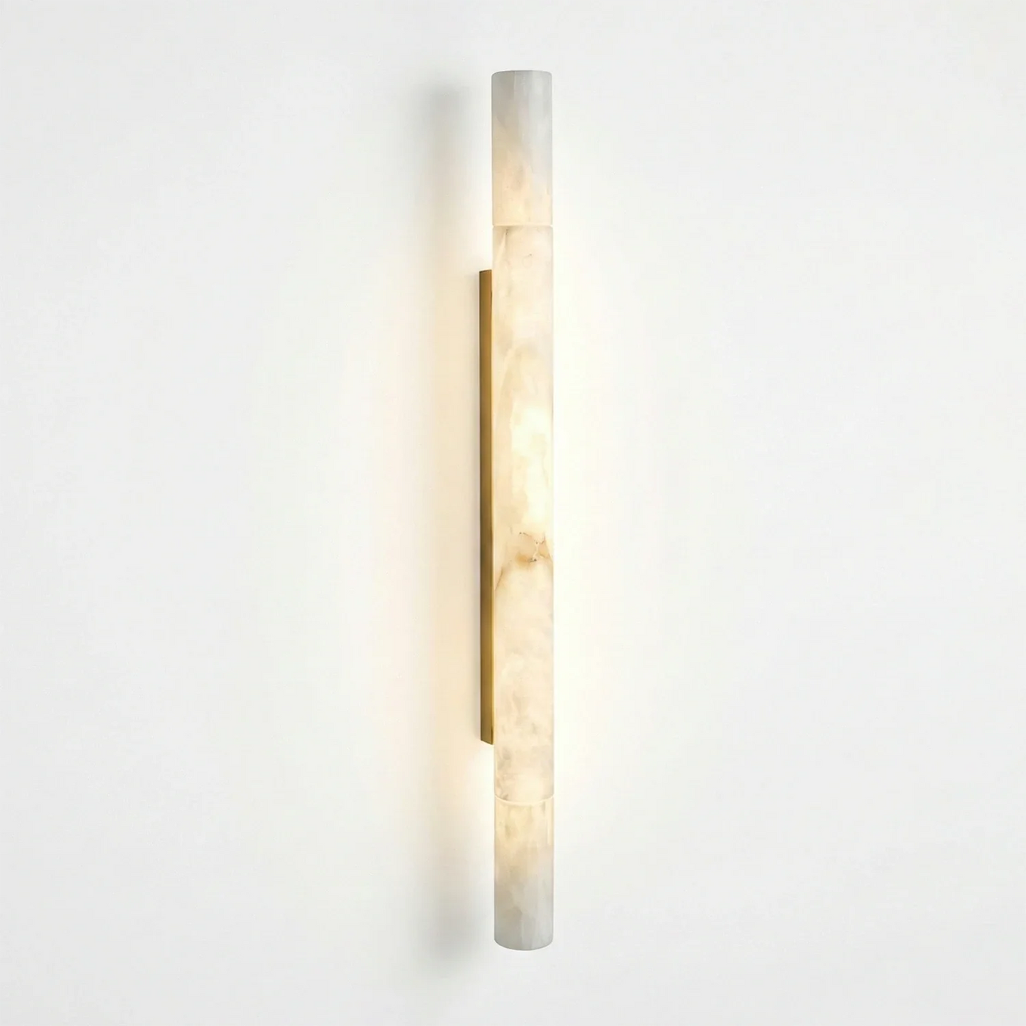 Selene Alabaster Column Sconce