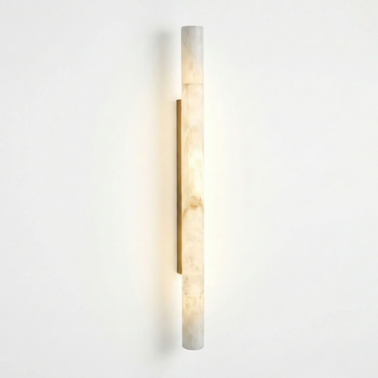 Selene Alabaster Column Sconce