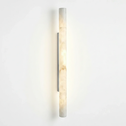 Selene Alabaster Column Sconce