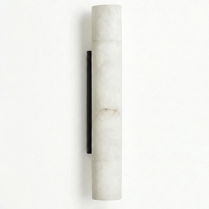 Selene Alabaster Column Sconce