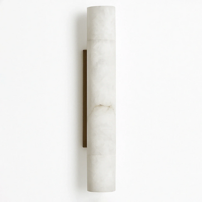 Selene Alabaster Column Sconce