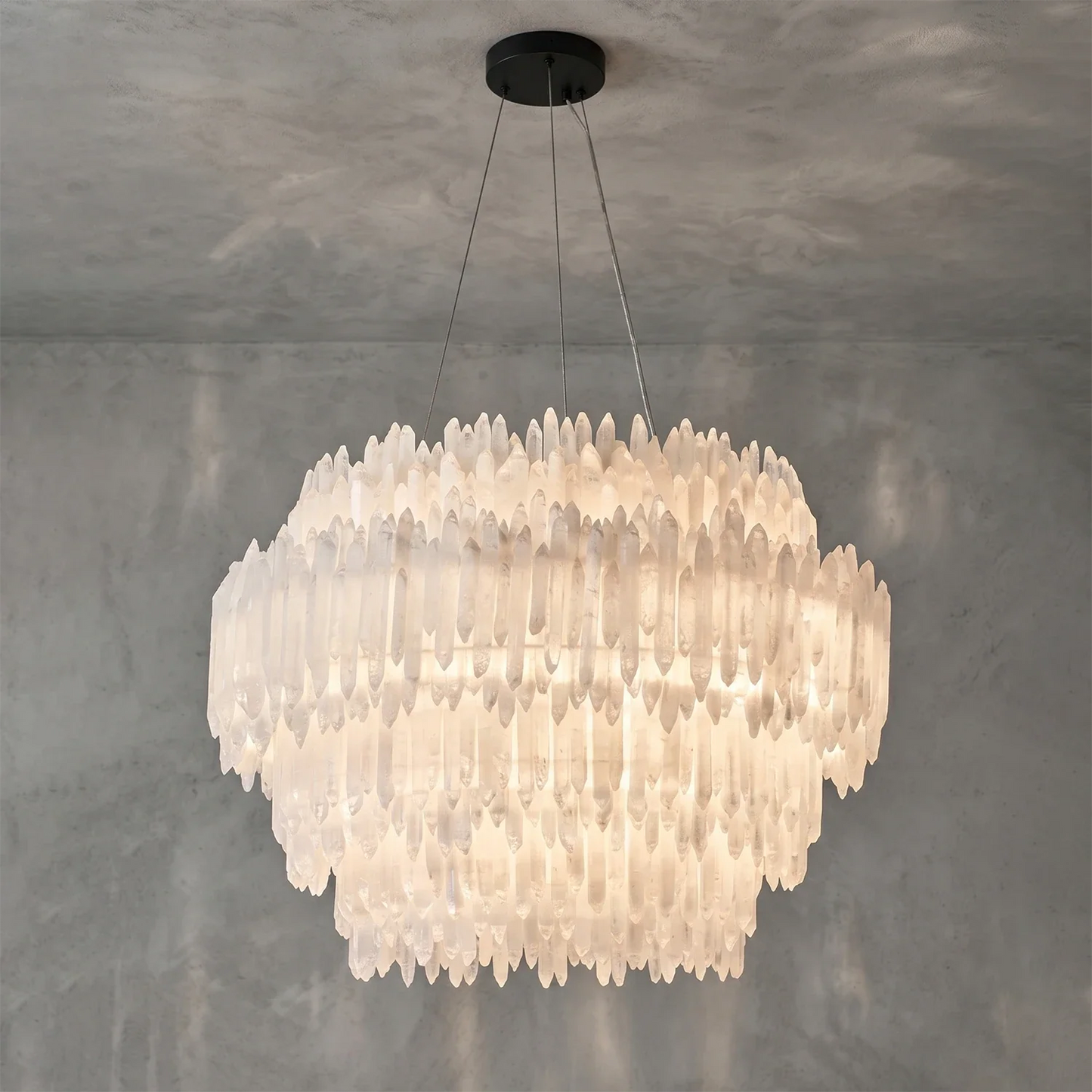 Selenite Layer Pendant Light