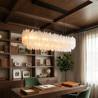 Selenite Layer Pendant Light