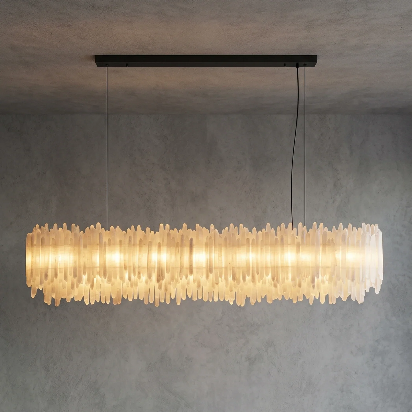 Selenite Layer Pendant Light