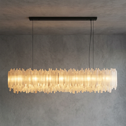Selenite Layer Pendant Light