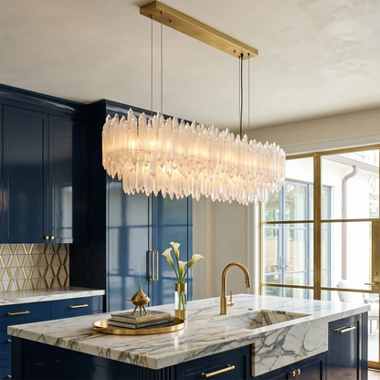 Selenite Layer Pendant Light