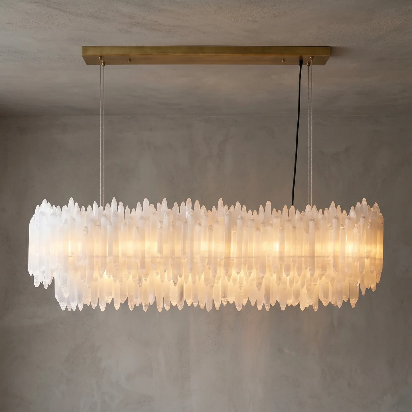 Selenite Layer Pendant Light