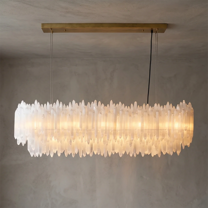 Selenite Layer Pendant Light
