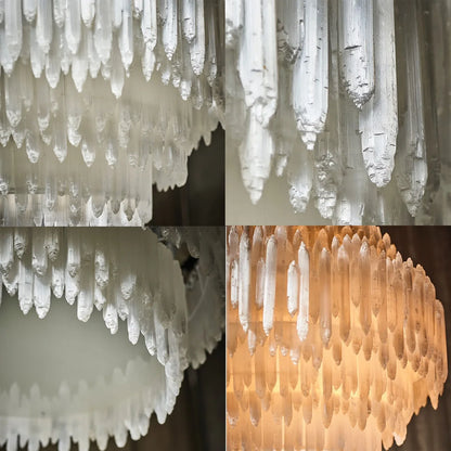Selenite Layer Pendant Light