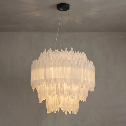 Selenite Layer Pendant Light