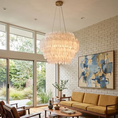 Selenite Layer Pendant Light