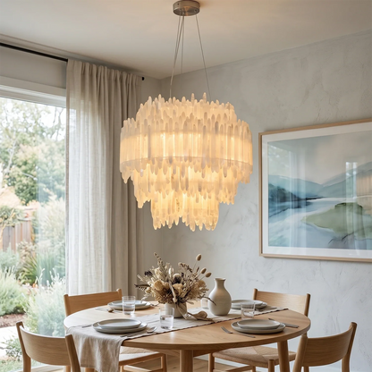 Selenite Layer Pendant Light