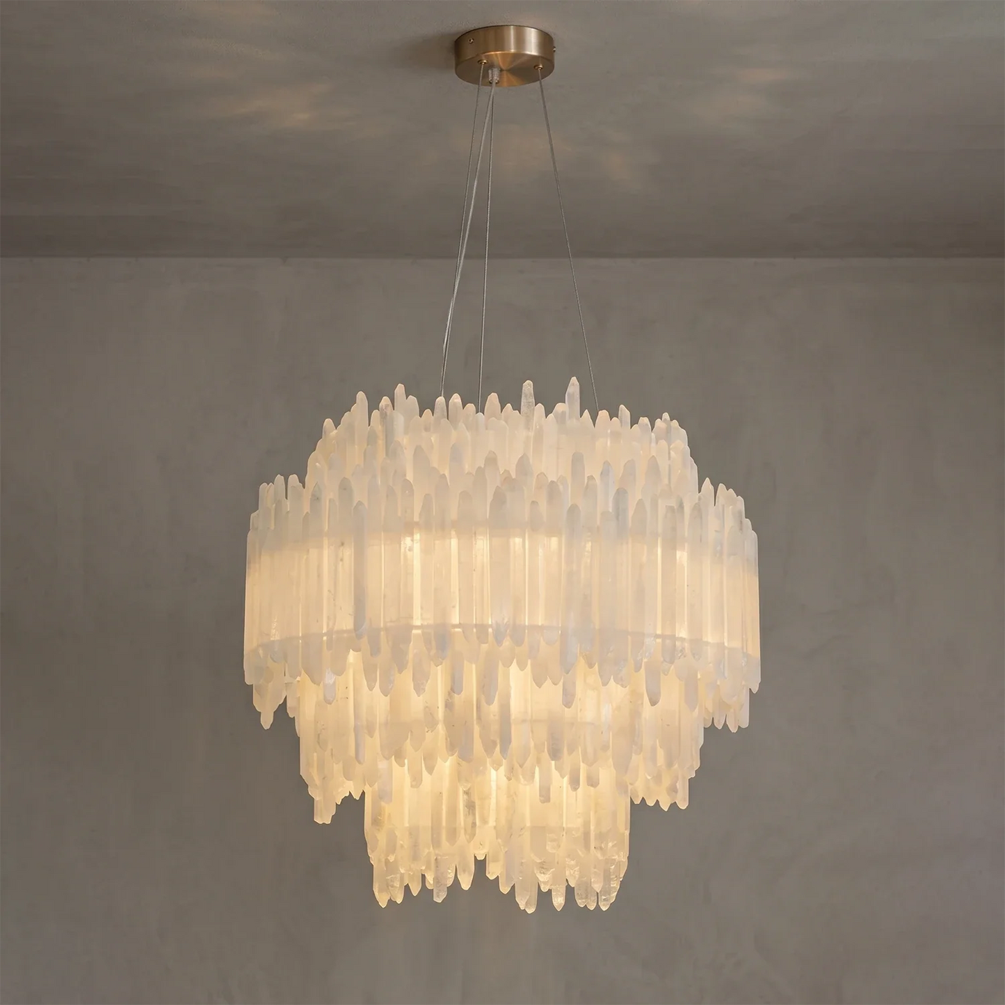 Selenite Layer Pendant Light