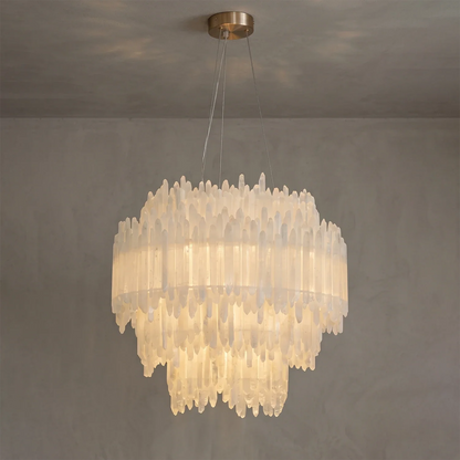 Selenite Layer Pendant Light