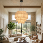Selenite Layer Pendant Light