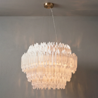 Selenite Layer Pendant Light