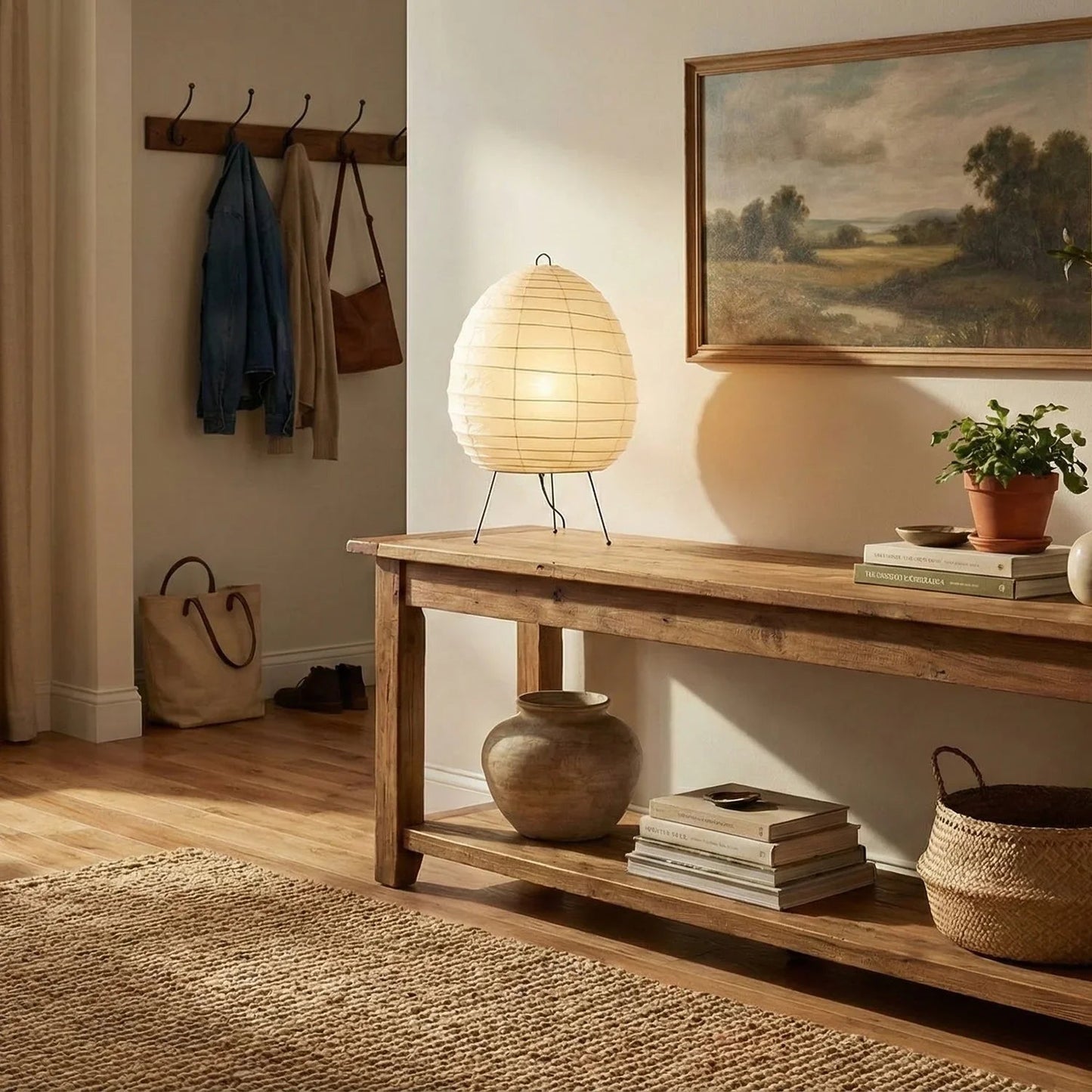 Akari Semi Oval Shape 1N Table Lamp