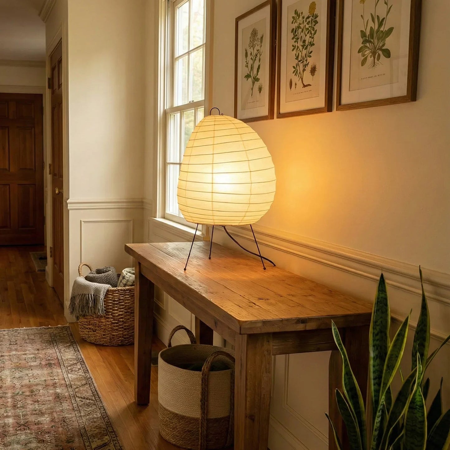 Akari Semi Oval Shape 1N Table Lamp