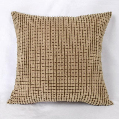 Soft Polyester Cushion Cover Corn Striped Pillow Cozy Throw Pillow Covers Cases for Couch Bed Sofa Ultra Soft Striped Cover Nordic Home Decor Throw Pillow Case Car Living Room Autumn Decoration