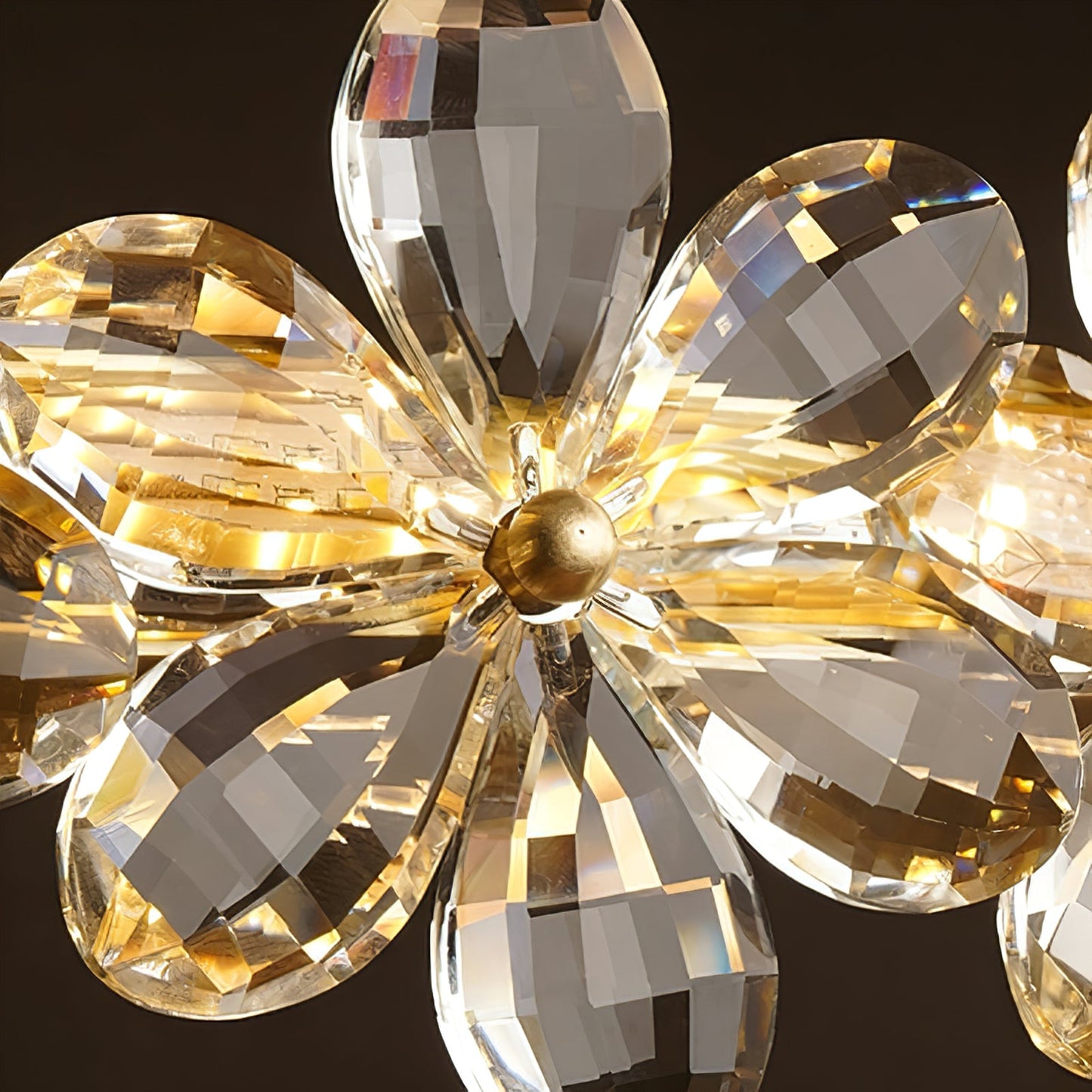 Sparkling Crystal Plum Blossom Ceiling Light