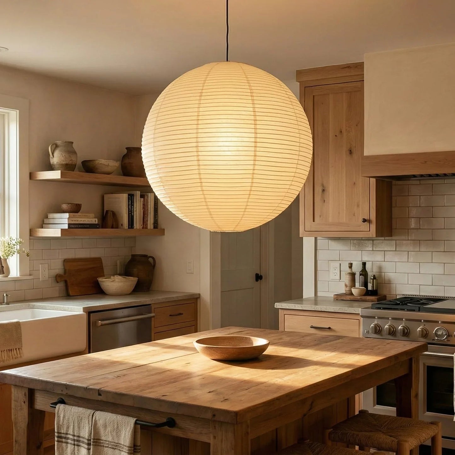 Akari Spherical A Series Pendant Light