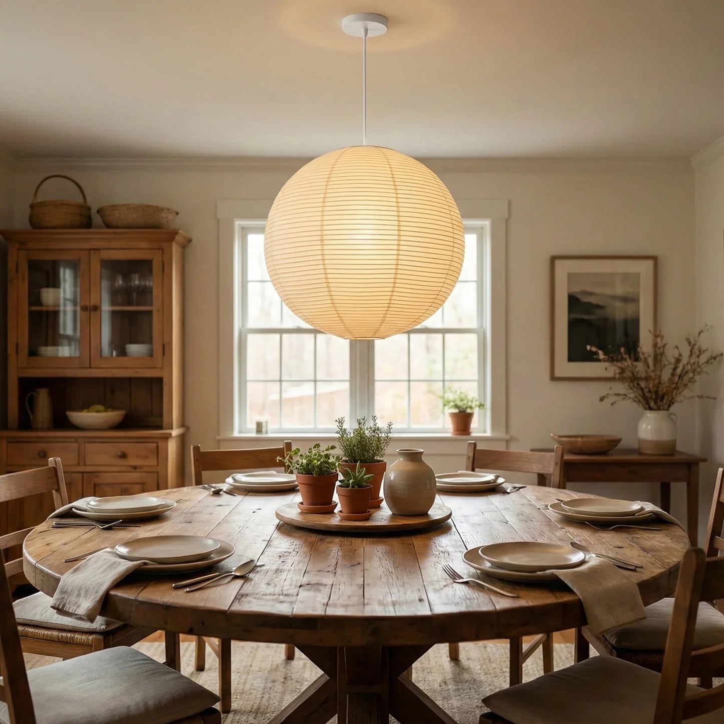 Akari Spherical A Series Pendant Light