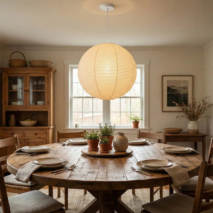 Akari Spherical A Series Pendant Light