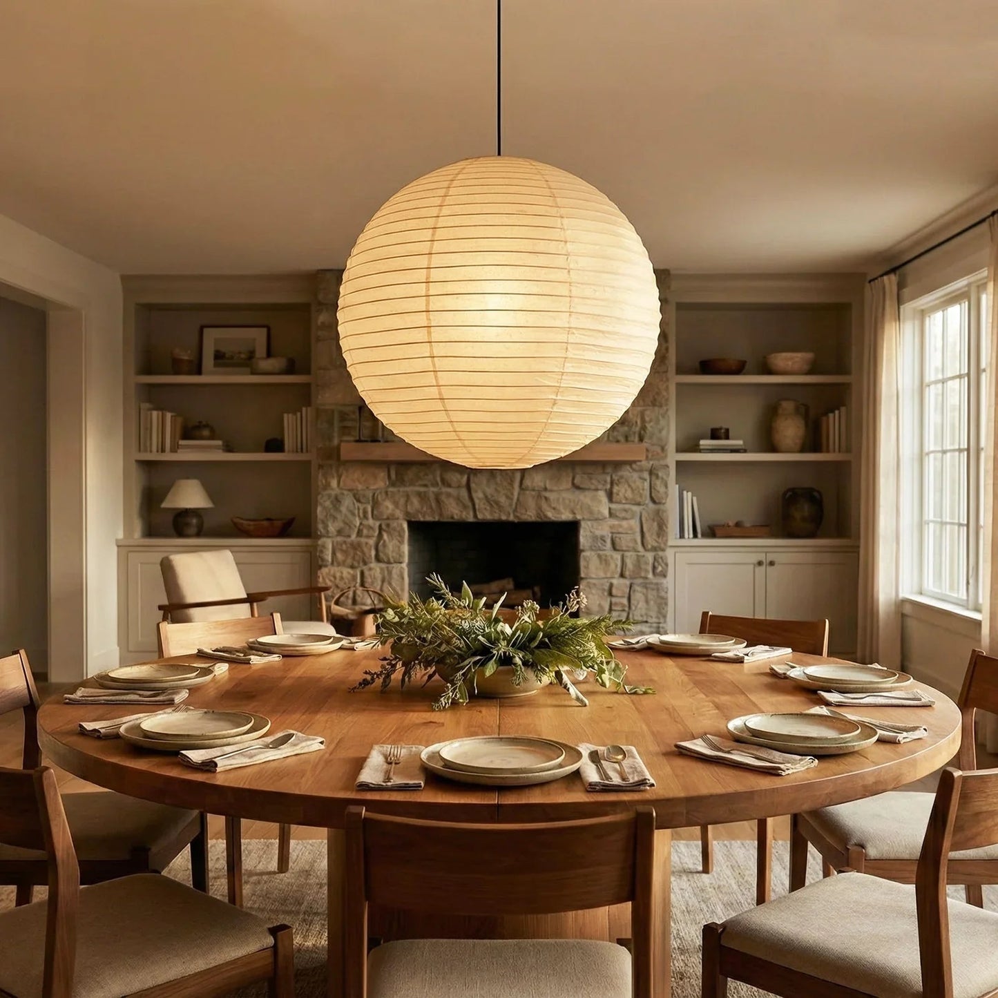 Akari Spherical A Series Pendant Light