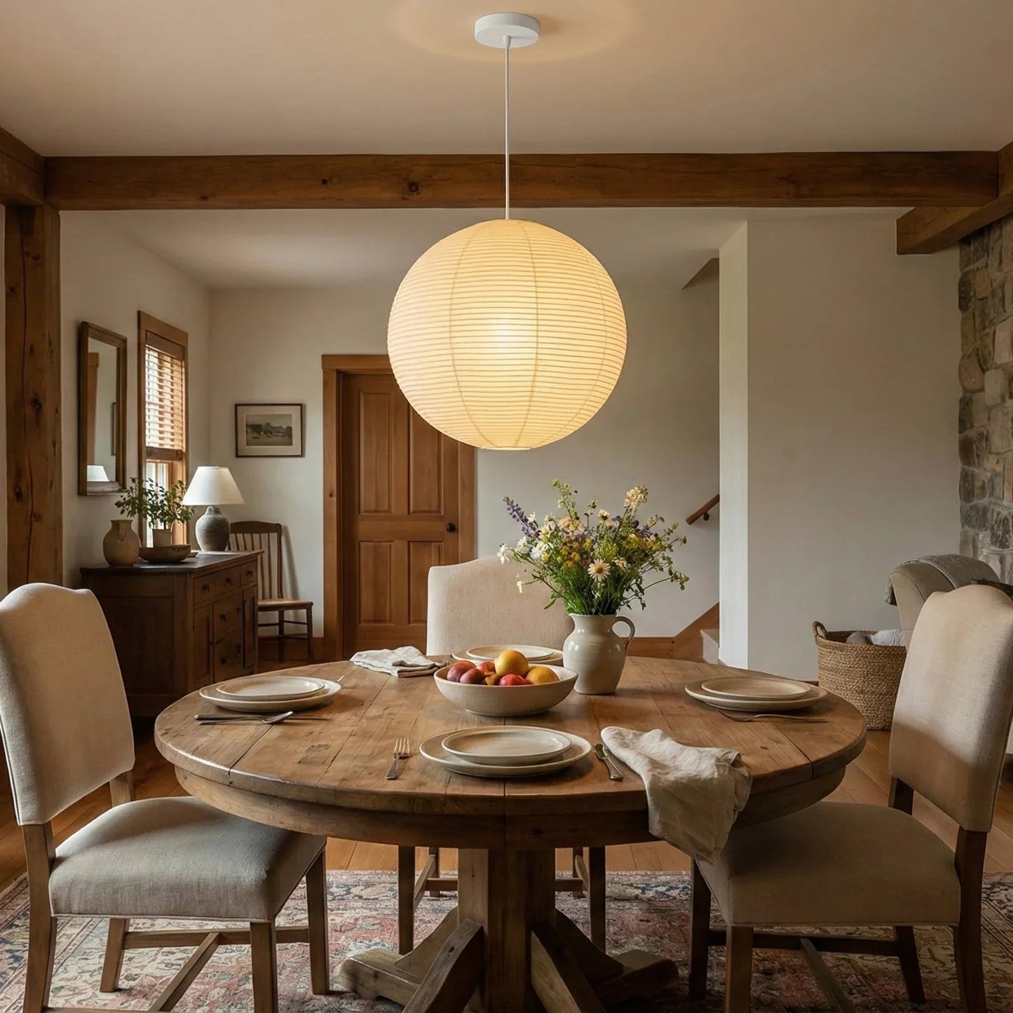 Akari Spherical A Series Pendant Light