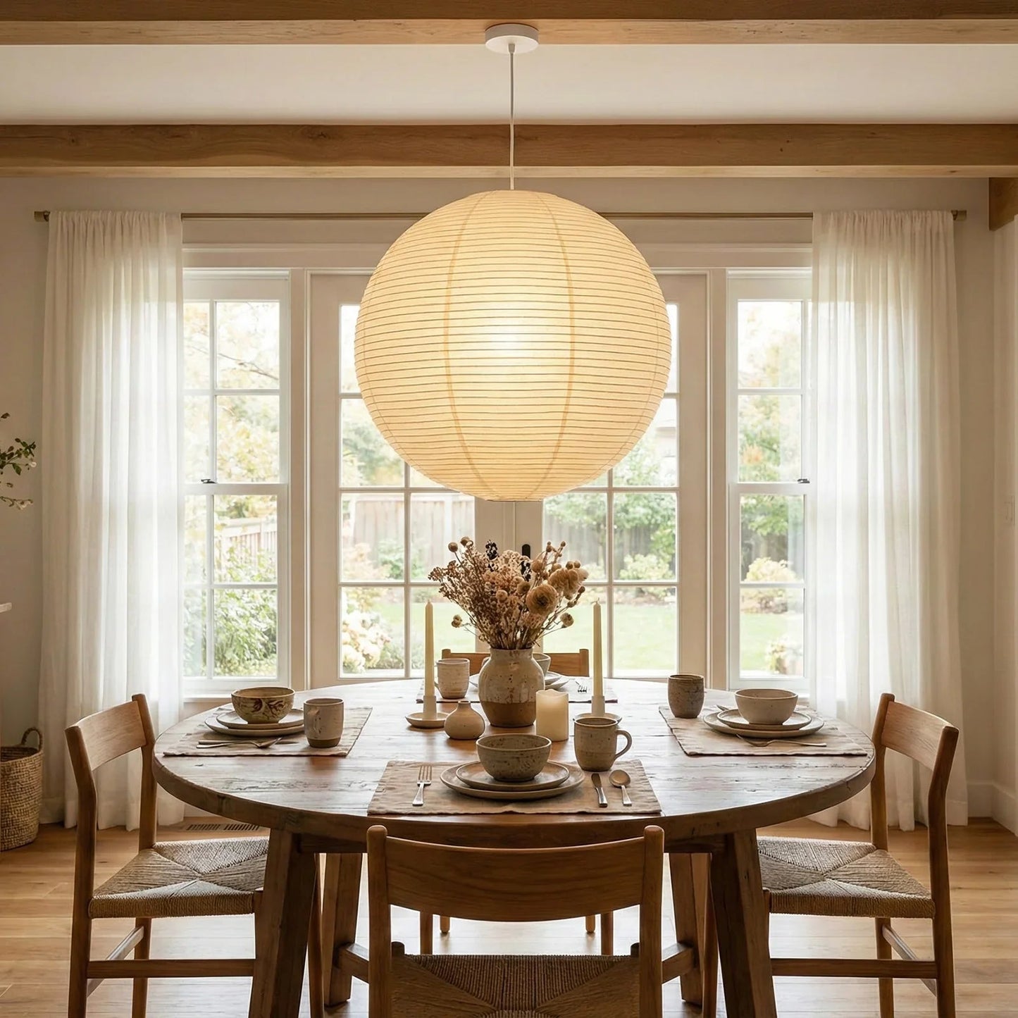 Akari Spherical A Series Pendant Light