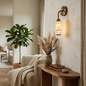 Spiral Alabaster Wall Lamp