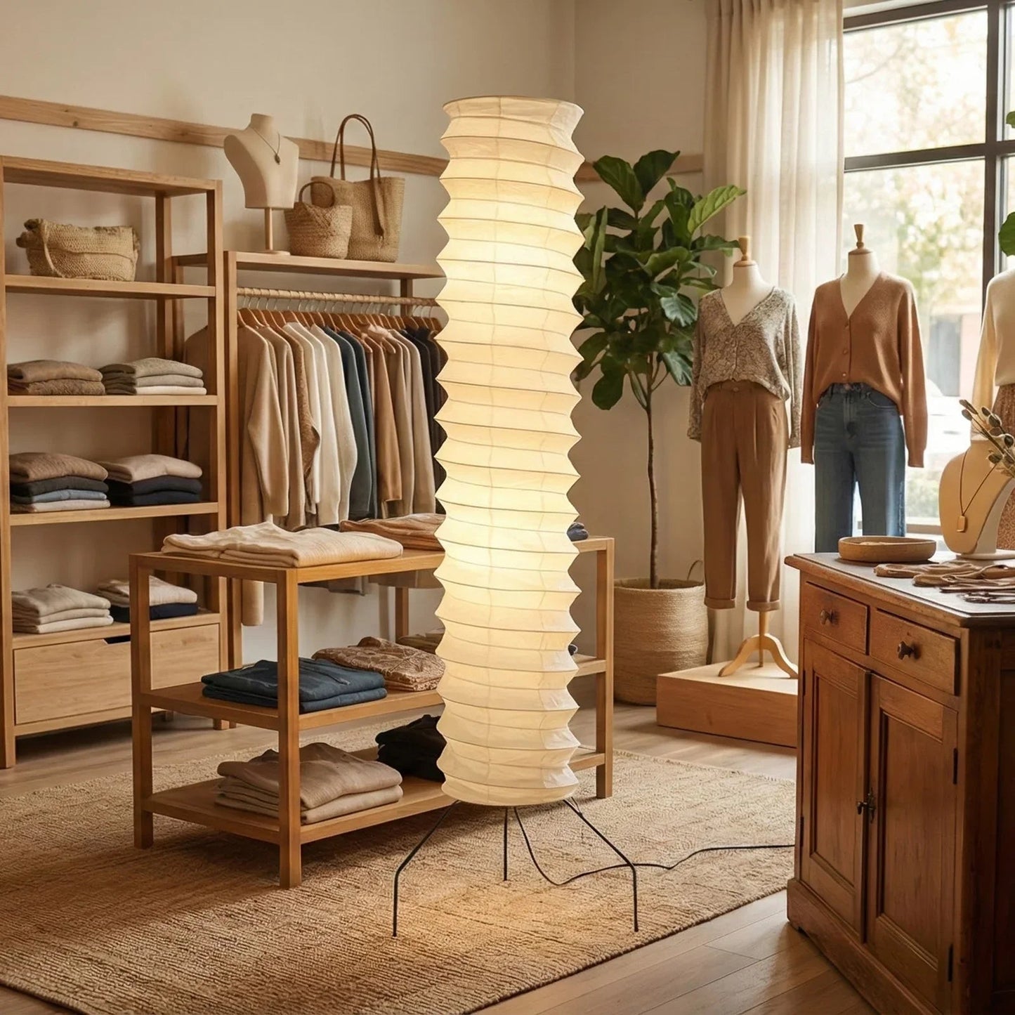 Akari Spiral UF4-31N Floor Lamp