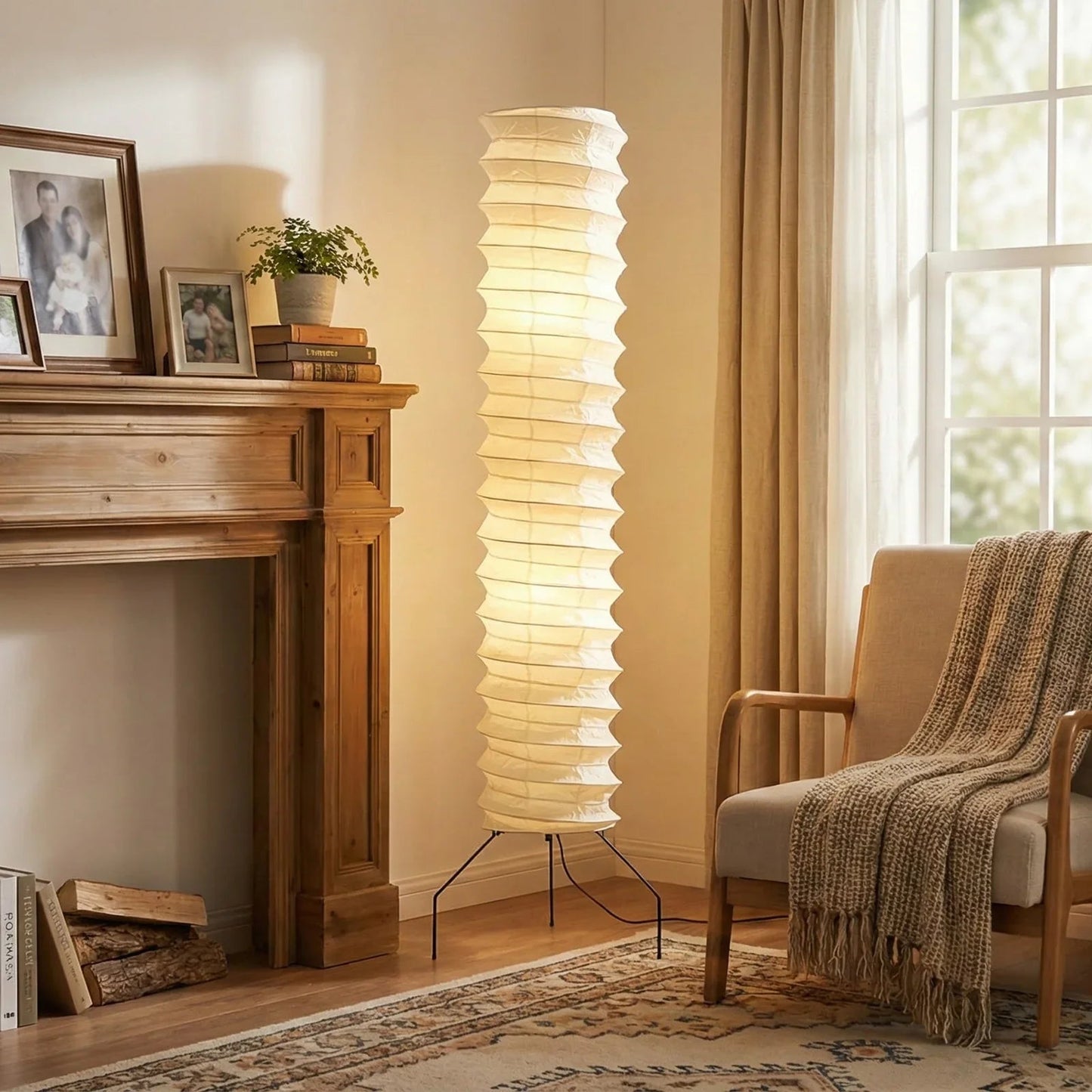 Akari Spiral UF4-31N Floor Lamp