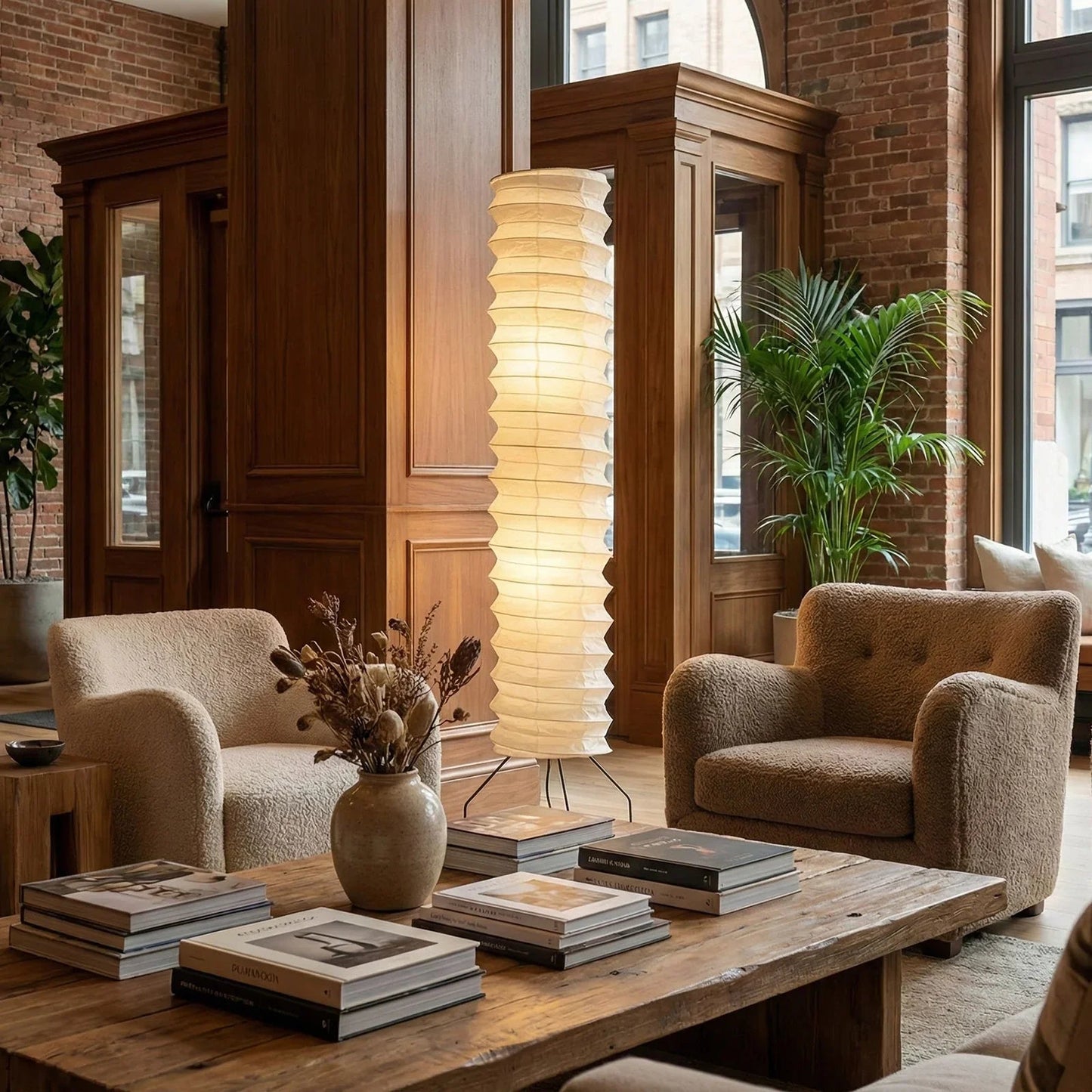 Akari Spiral UF4-31N Floor Lamp