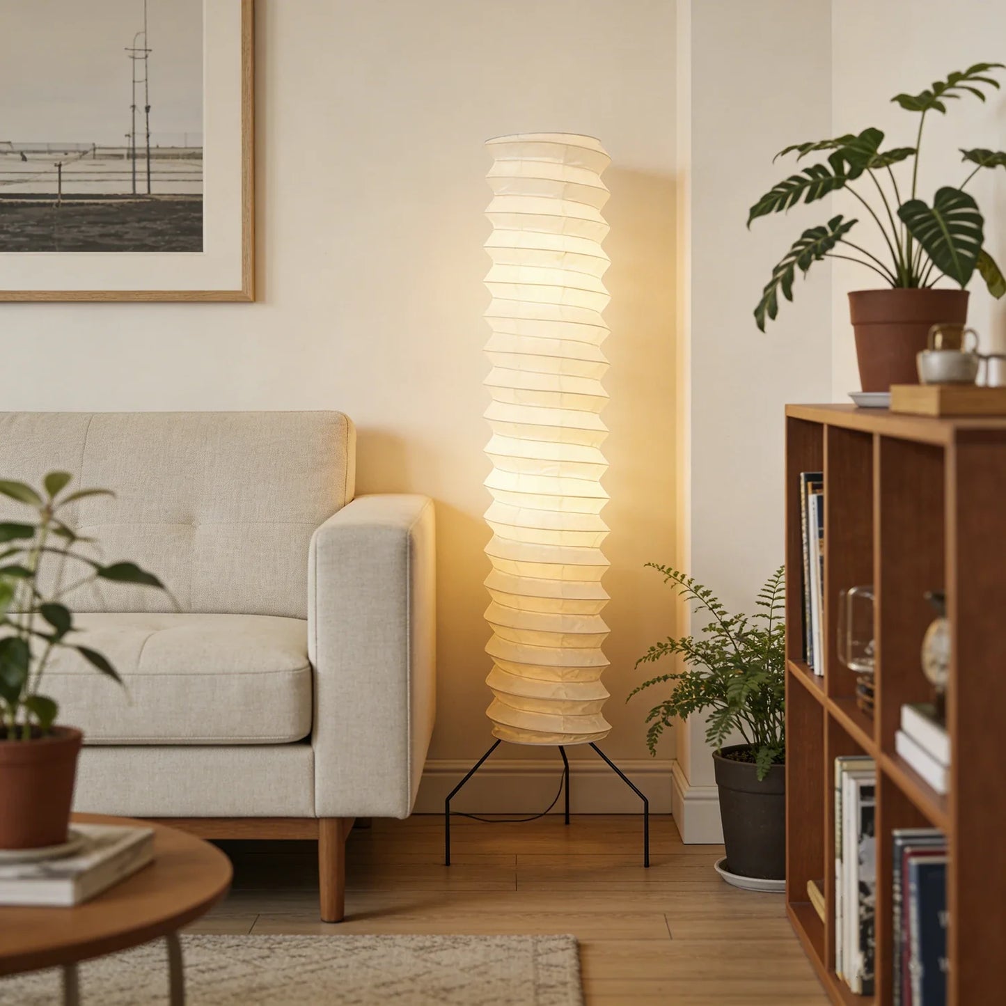 Akari Spiral UF4-31N Floor Lamp