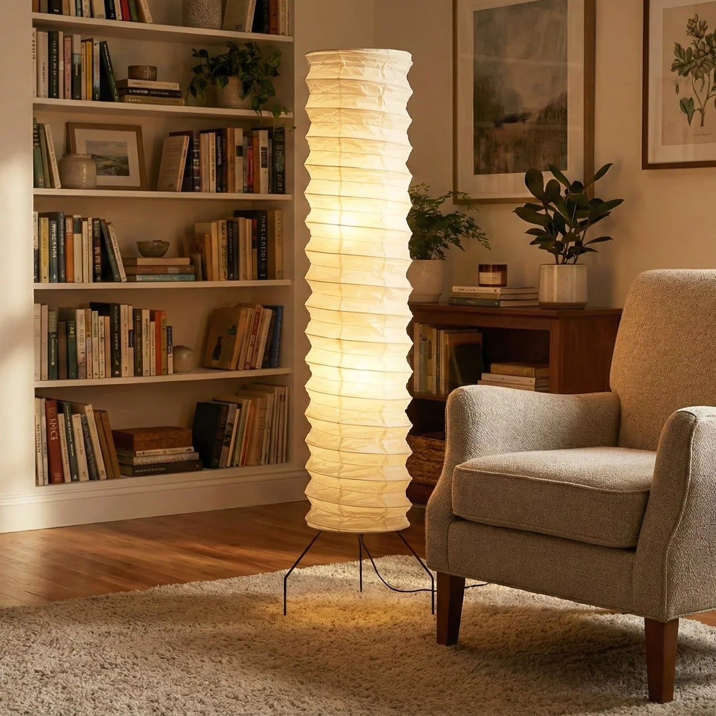 Akari Spiral UF4-31N Floor Lamp