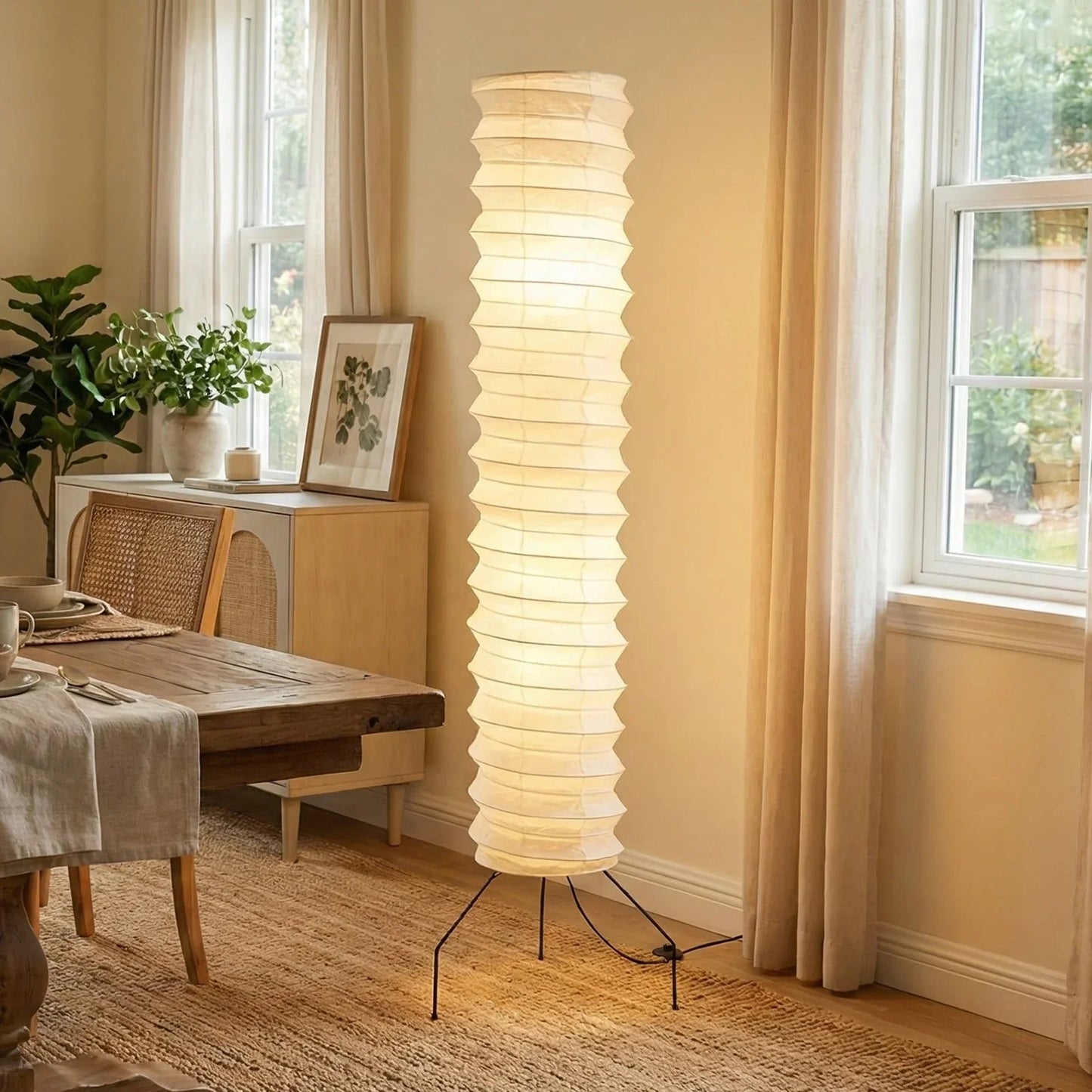 Akari Spiral UF4-31N Floor Lamp