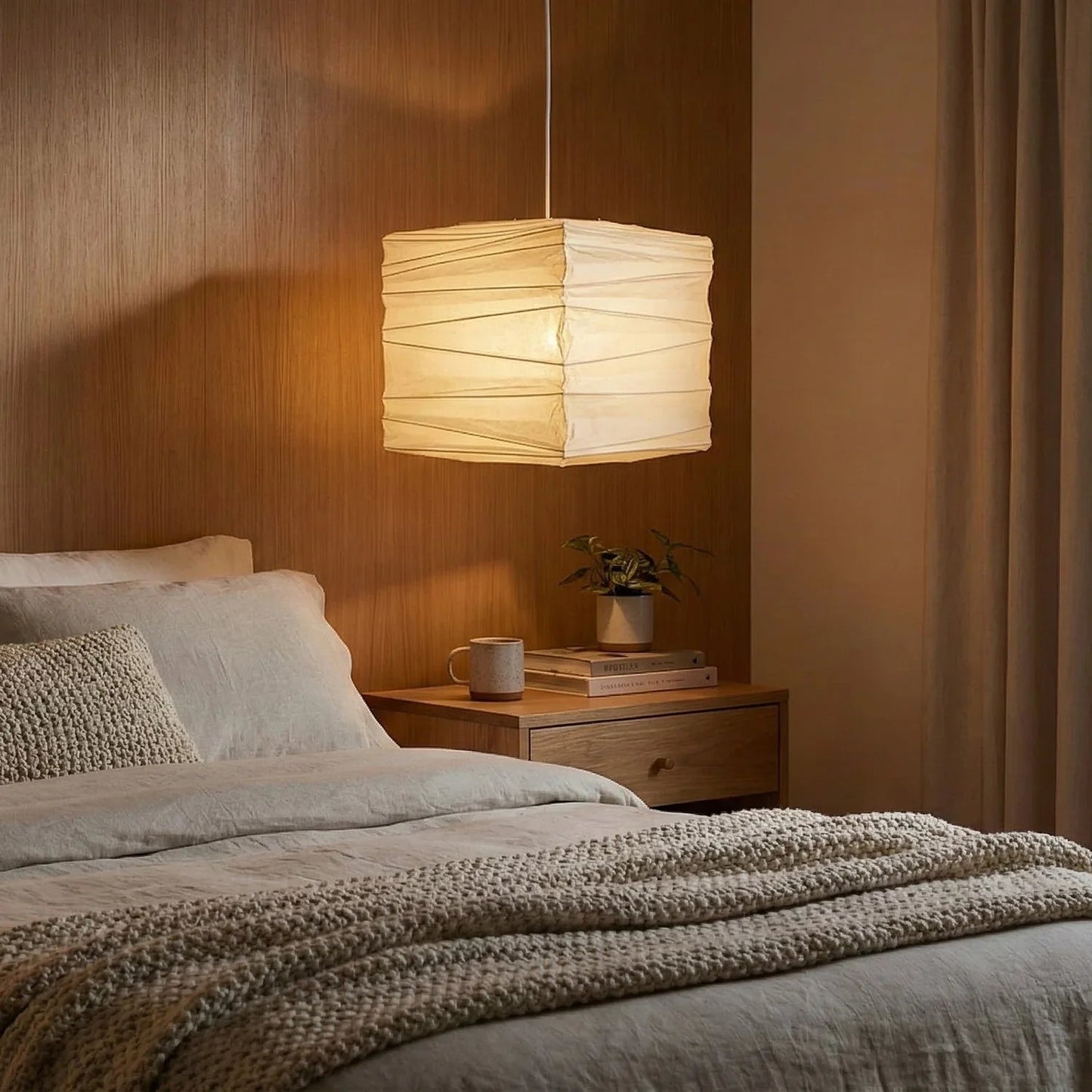 Akari Square 33X 45X Pendant Light