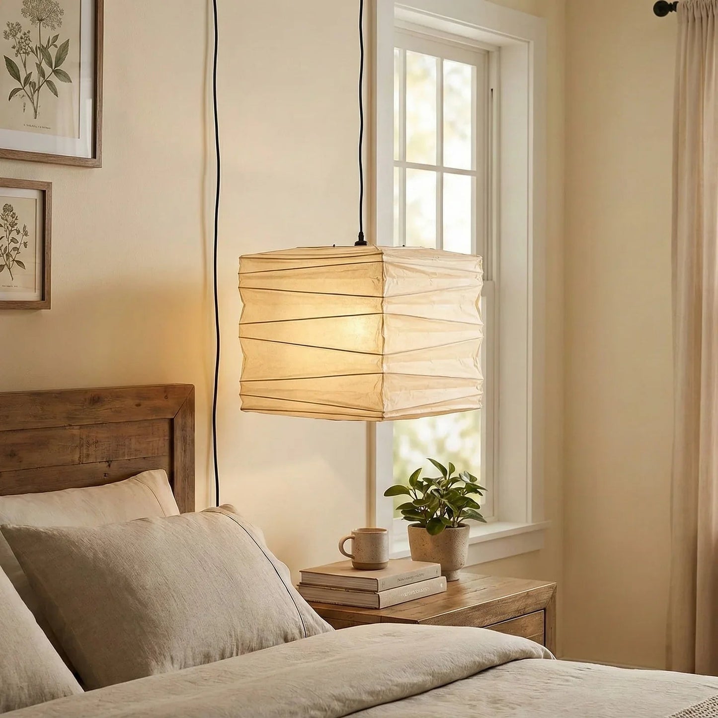 Akari Square 33X 45X Pendant Light