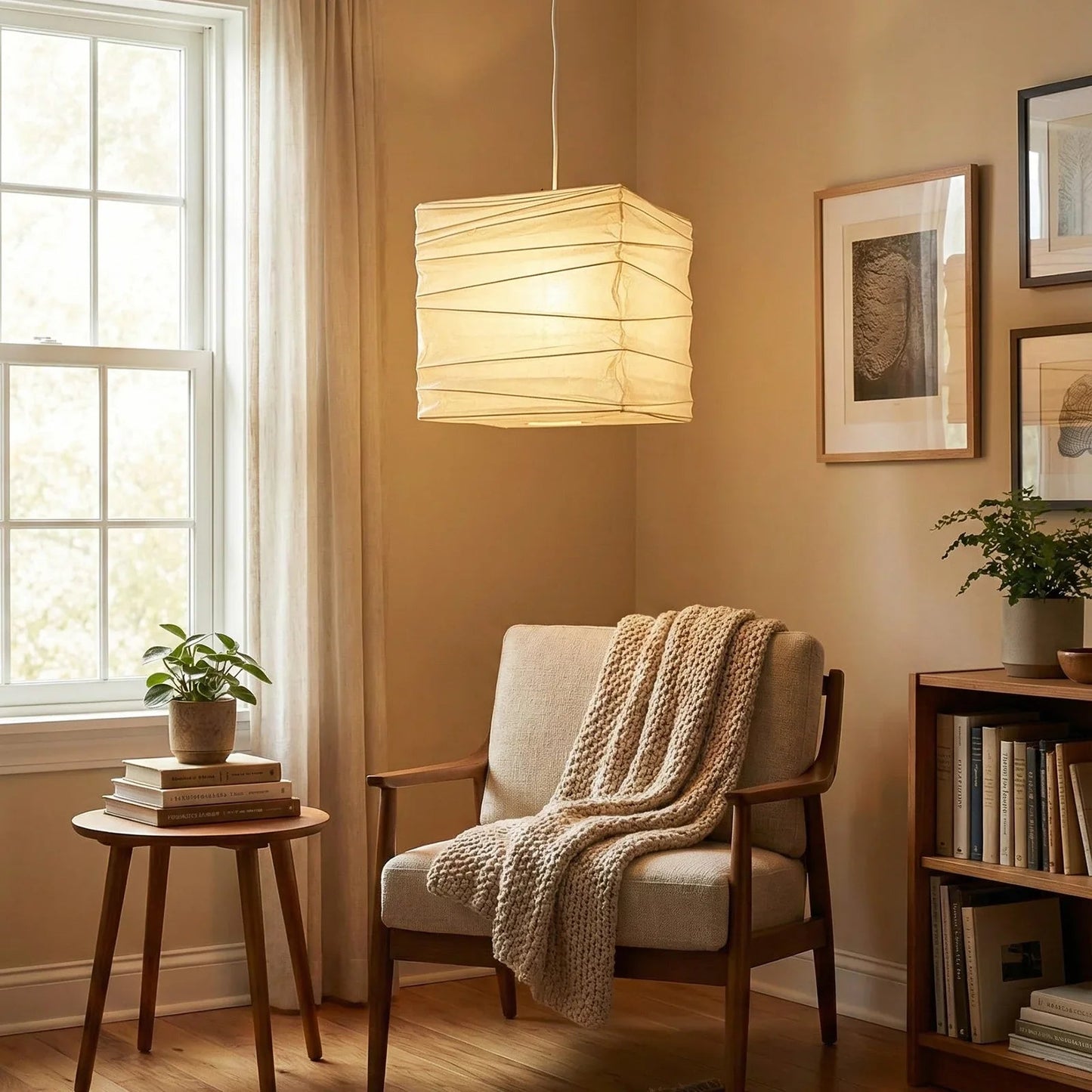 Akari Square 33X 45X Pendant Light