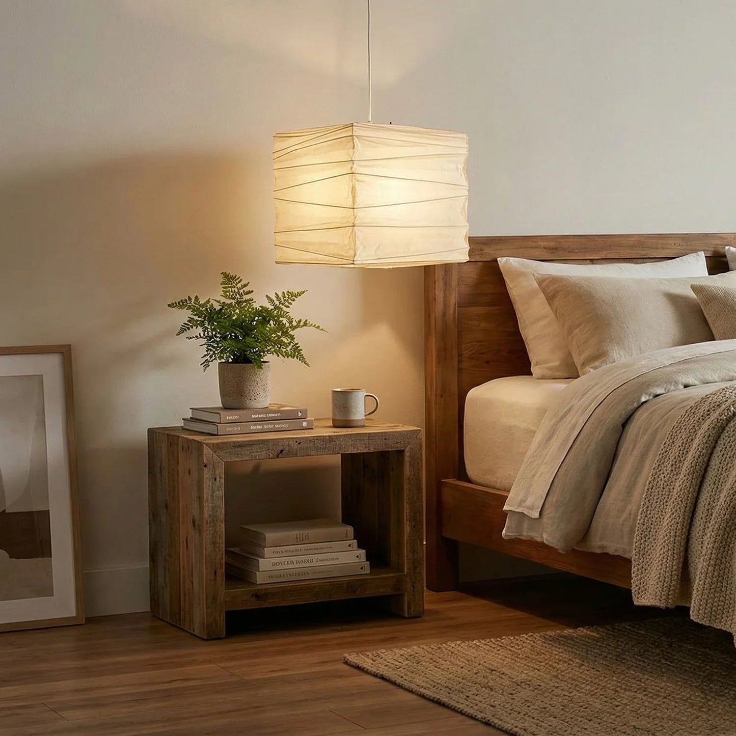 Akari Square 33X 45X Pendant Light